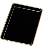 Amazon｜紀州漆器 切手盆 金縁付き (9寸(27cm), 木質)｜儀礼用お盆